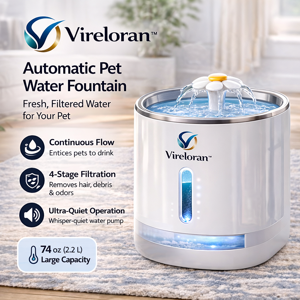 Vireloran™ Advanced Pet Water Fountain
