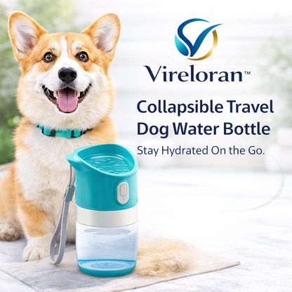Vireloran™ Collapsible Travel Pet Water Bottle